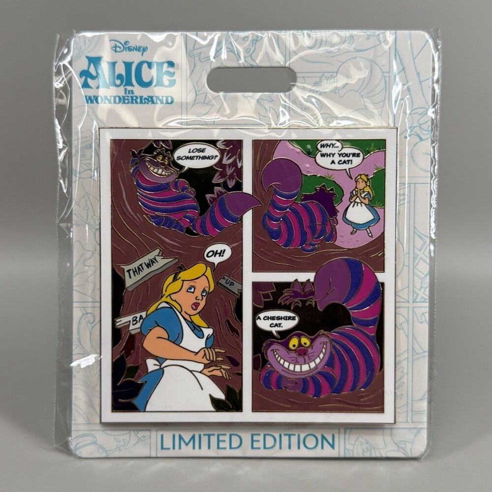 D23 Expo 2026 WDI Alice in Wonderland 75th Anniversary Cheshire LE 400 Pin
